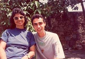 Ronaldo e sua mãe Dona Socorro